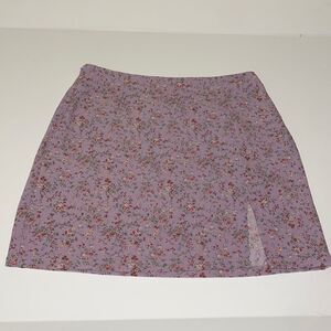 SHEIN mauve floral miniskirt